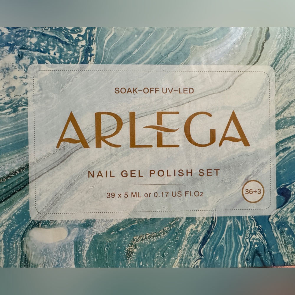 Arlega Nail Gel Polish Set - 36+3 =-39 - FULLY SEALED